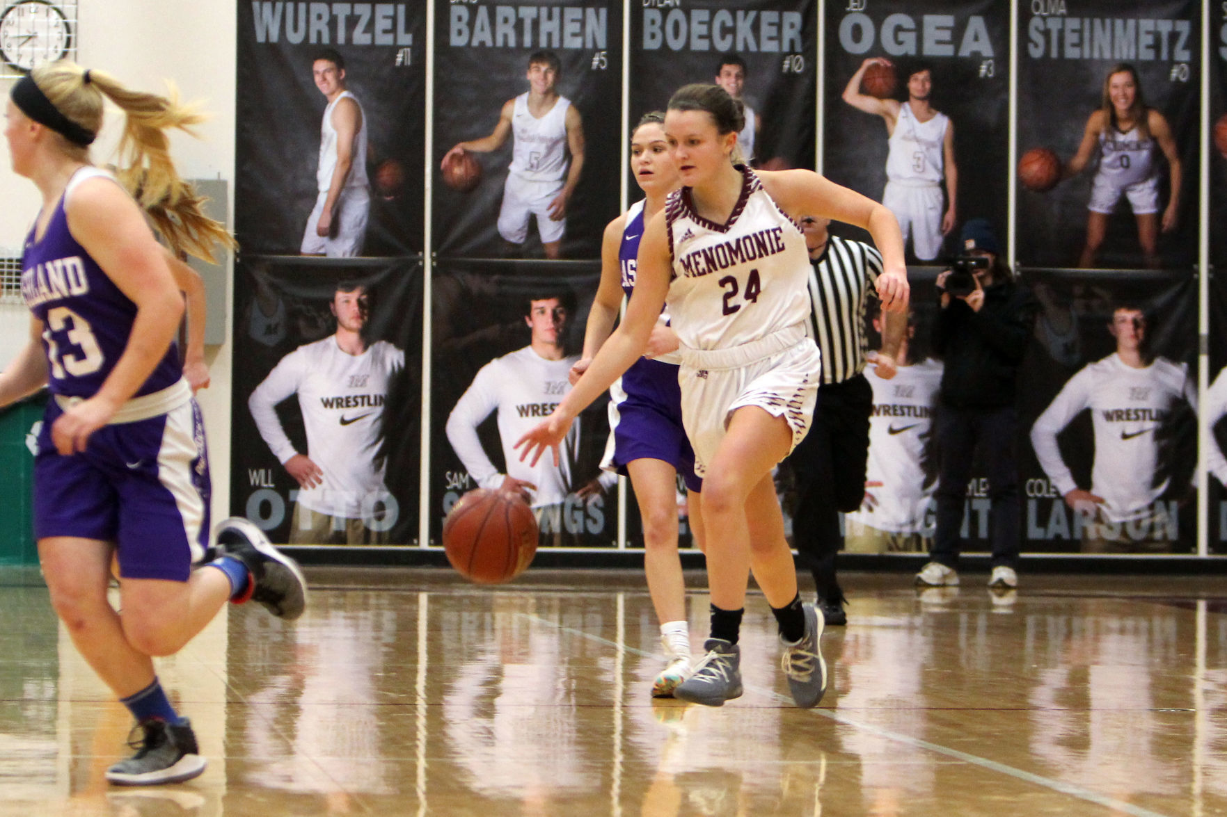 Ashland at Menomonie girls basketball 12-27-19